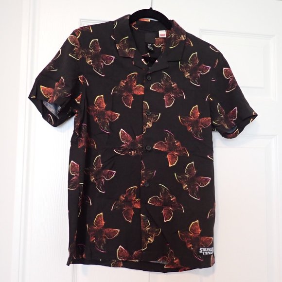 Stranger Things x H&M Demogorgon print button-down - Picture 2 of 2
